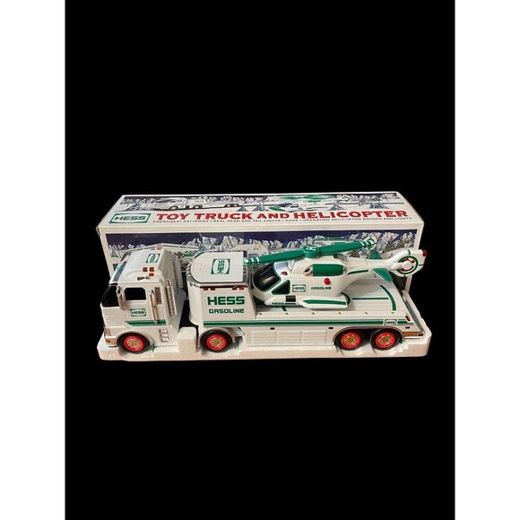 HESS COLLECTIBLE TOY MODEL VEHICLE 2006 TRUCK AND HELICOPTER NEW IN BOX!! - Picture 4 of 5